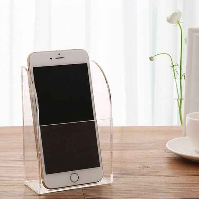 벽걸이 휴대폰 충전 거치대 리모콘 수납 홀더