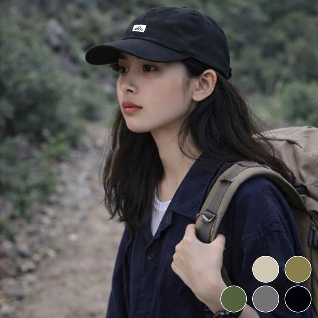 가벼운 소재 패치 아웃도어 남여공용 모자 URD-1007144