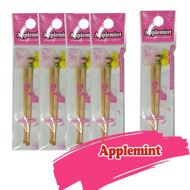 홈아트 대나무 애플민트 귀이개 10개 애플민트