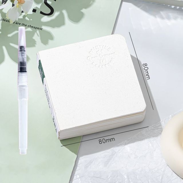 해외 여행 그림 일기장 미니 휴대용 팔레트 수채화 스케치 노트+수채펜 세트