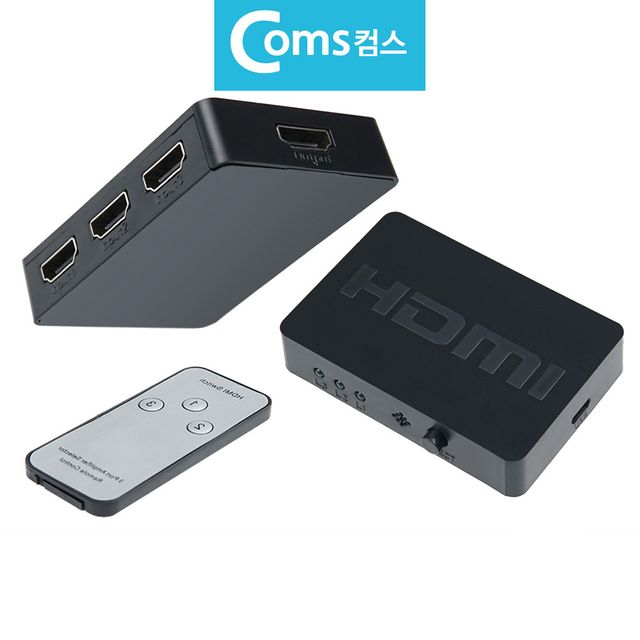3대1 HDMI 리모컨 선택기 고해상도 UHD 스위치