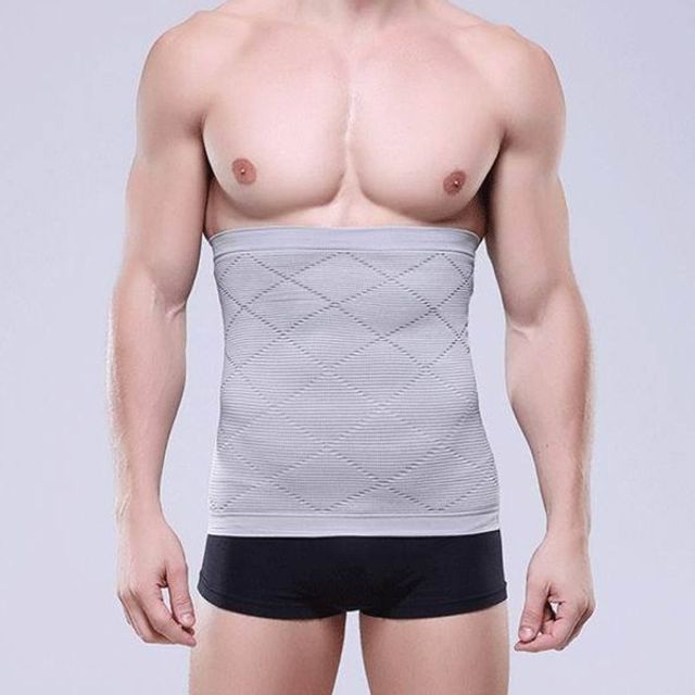 남자 코듀로이 허리 복대 밴드 군살 보정 남성 복대