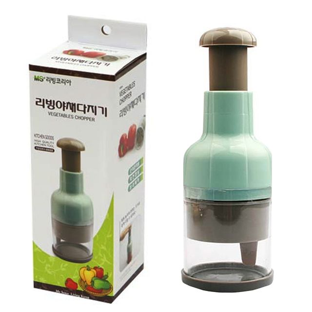 수동 야채다지기 분쇄기 마늘 만능 쵸퍼 슬라이서