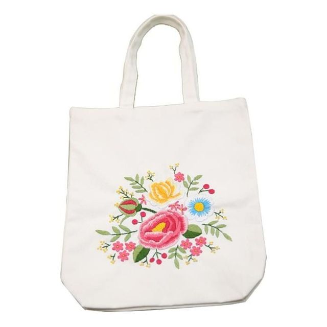프랑스 자수 DIY 에코백 캔버스백 만들기 세트