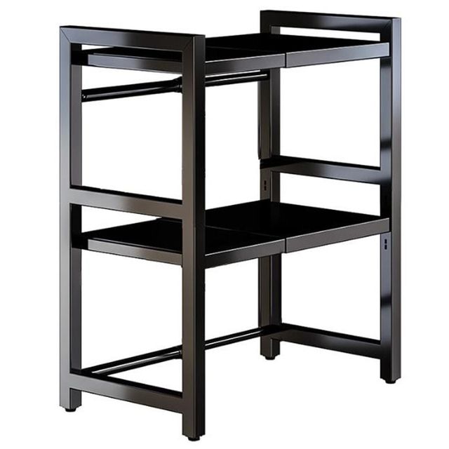 높이 조절 가능한 2단 전자레인지 선반 오븐 거치대