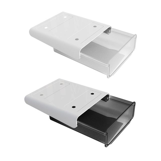 다용도 슬라이딩 부착식 데스크 서랍 언더서랍 정리함