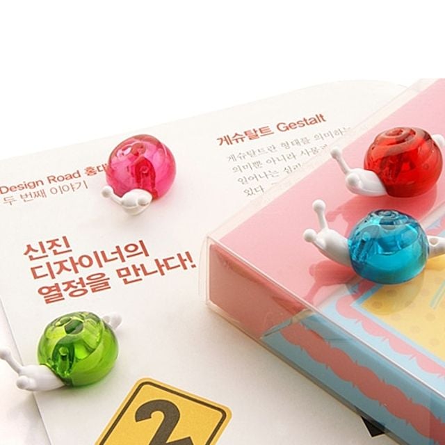 달팽이 캐릭터자석홀더 5포장 총 20P