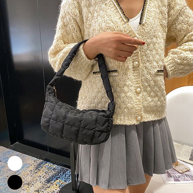 패딩 누빔 패션 미니 숄더백 URK-106