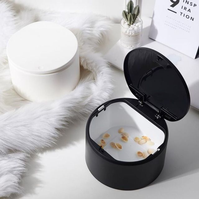 키밍 원터치 책상 미니 쓰레기통 사무실용 휴지통