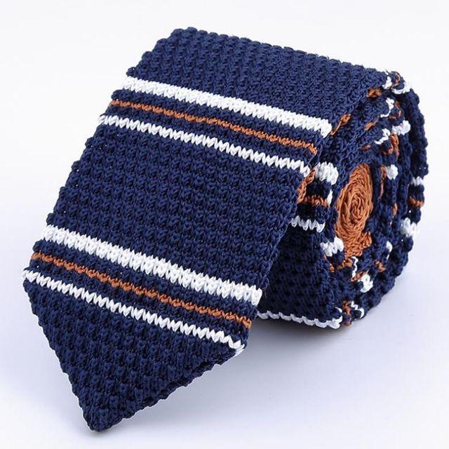 남성 패션 니트 넥타이 슈트 코디용 스타일리시 넥타이