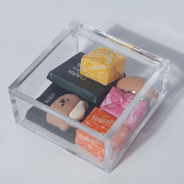 피규어 커피캡슐 현금 세이빙 박스 보관함6x6x3