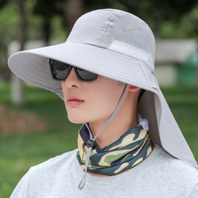 아웃도어 와이드챙 끈조절 등산모자 넓은챙모자