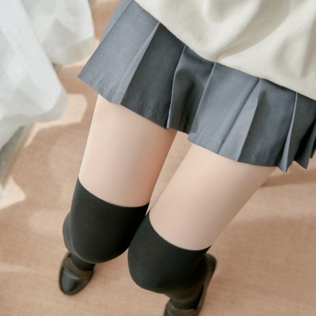 페이크 오버 투톤 니삭스 팬티 스타킹 ROOT7888