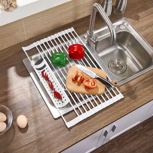키밍 다용도 싱크대 건조대 물빠짐 설거지 선반 컵 접시 식기 정리