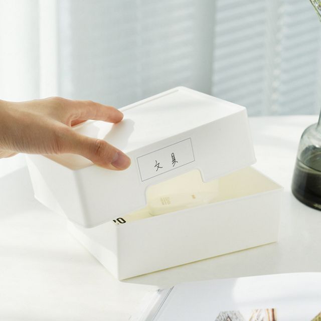 공간 절약 면봉 보관함 악세사리 수납 케이스