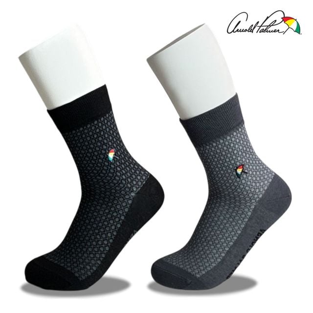 아놀드파마 남자 사각도트 정장 중목양말 LM-5531