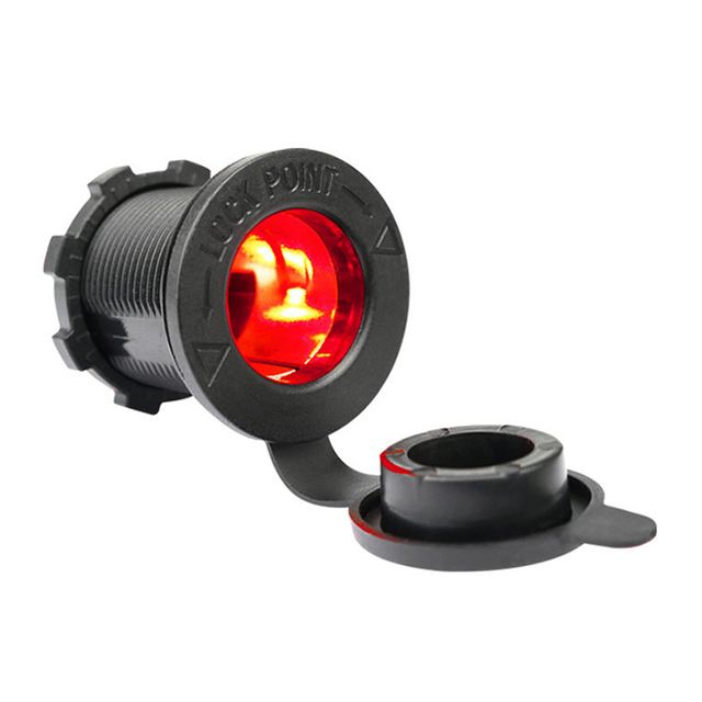 방우 시가 소켓 12V - 24V 겸용 카라반 캠핑카 DIY