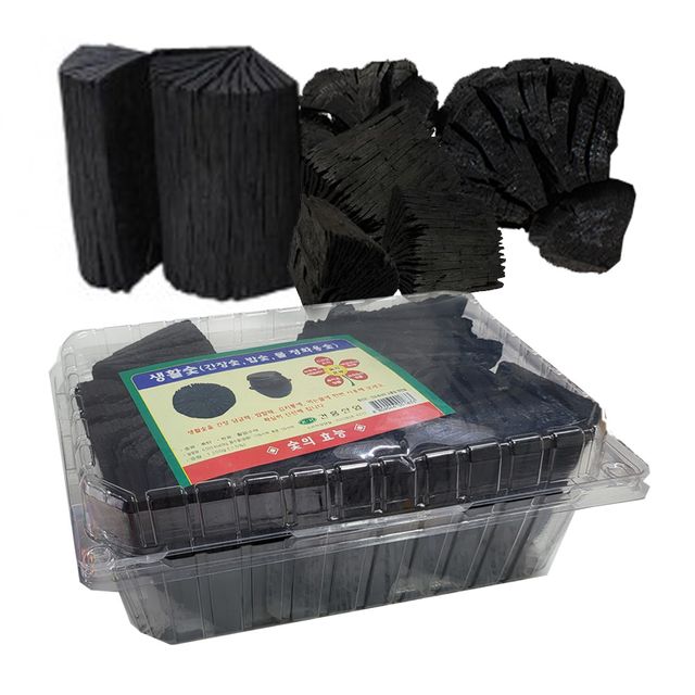 건흥833 생활숯 1.2kg 대 간장숯 정화숯 냉장고 탈취