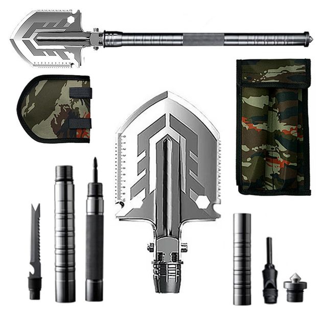 캠핑용 다기능 야전삽 멀티툴 세트 서바이벌 용품