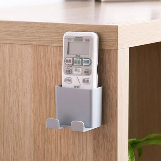 스마트폰 리모컨 벽걸이 거치대 보관함