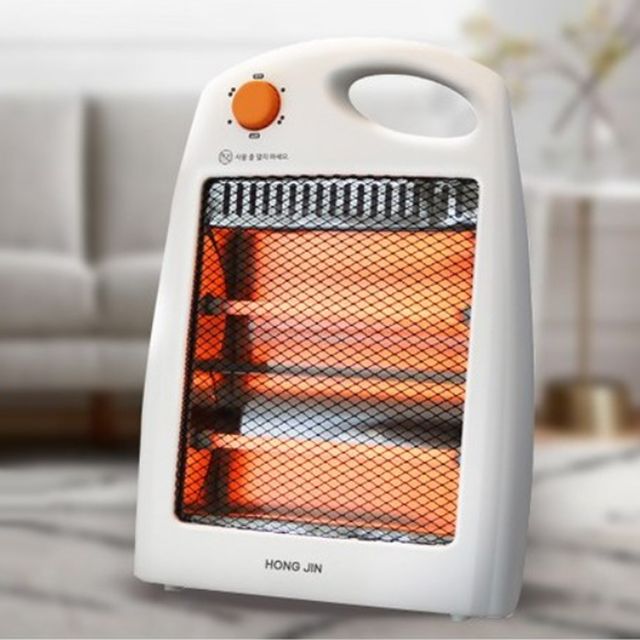 홍진600 석영관 2단 쿼츠 전기히터 전기난로 전기스토브 안전 즉시난방