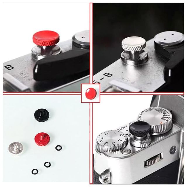 카메라 셔터 버튼 호환 부속품 1개 클래식 교체용