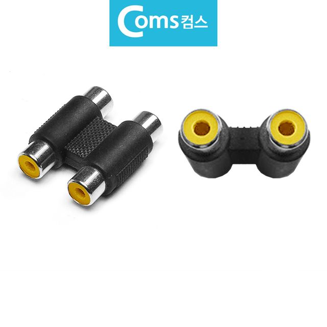 RCA 2구 연장젠더 연장잭 연결젠더 연결잭