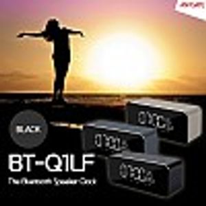 블루투스 스피커 BT-Q1 FM라디오 시계기능 블랙