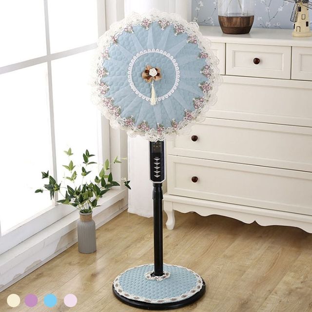 키밍 스탠드형 선풍기 먼지방지 커버세트 원형 2종