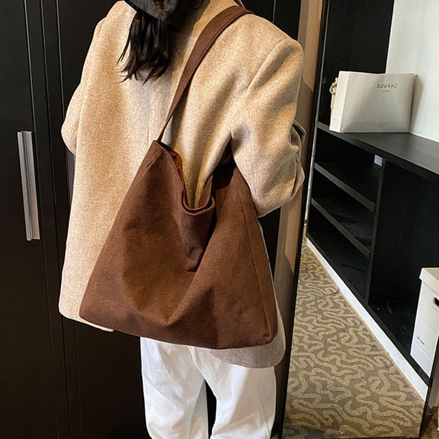 보부상 스웨이드 숄더백 3color LM-1004375