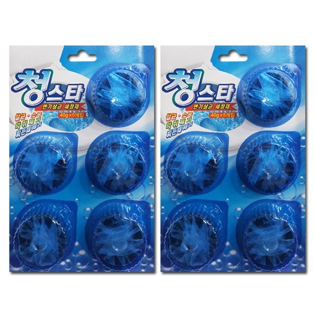 청스타 화장실 세정제 변기살균 세정제 10알