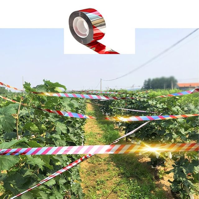키밍 조류퇴치 반사 테이프 과수원 농장 새쫒기 50m