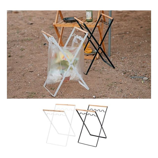 쓰레기봉투 걸이 거치대 접이식 캠핑용 거치대 다용도