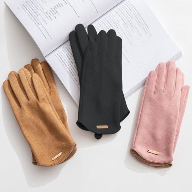 남녀 인조가죽 스마트폰 터치 장갑 OSM-1006673