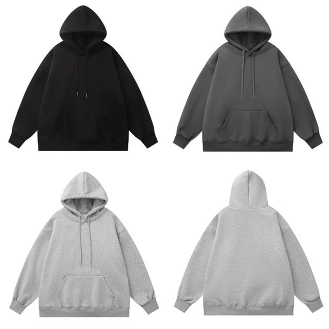 남녀공용 오버핏 베이직 후드티 OSM-1005922