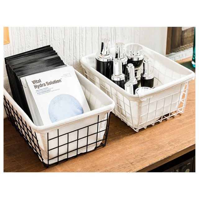 다용도 철제 수납 바구니 주방 욕실 정리함