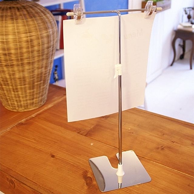 ( 높이조절 스텐 T자 걸이 대형 ) 홍보판 게시판 거치대 매장안내판 상품표시판 가격안내판 환영판 행사안내판 걸이대 전시장