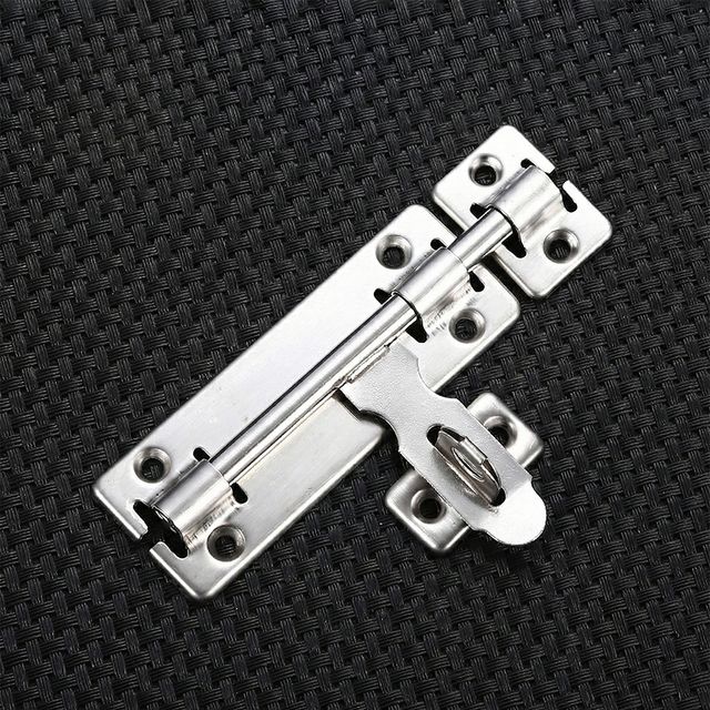 스텐 빗장 문고리 경첩 문 잠금 장치 걸이 6 나사포함