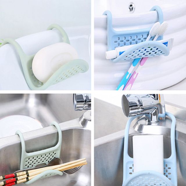 다용도 싱크대 수세미 거치대 홀더 주방 정리함