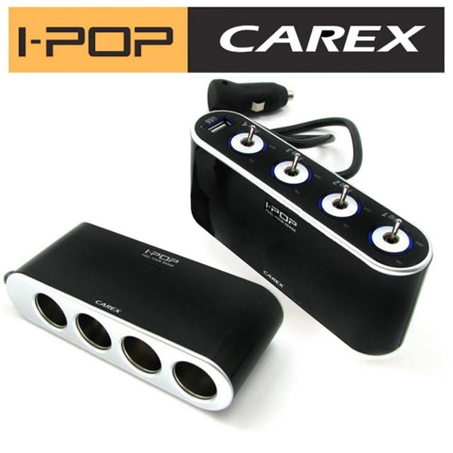 카엑스 USB충전 소켓 차량용 스위치 4구소켓