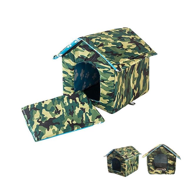 키밍 따뜻한 길고양이 겨울집 출산박스 실외 급식소