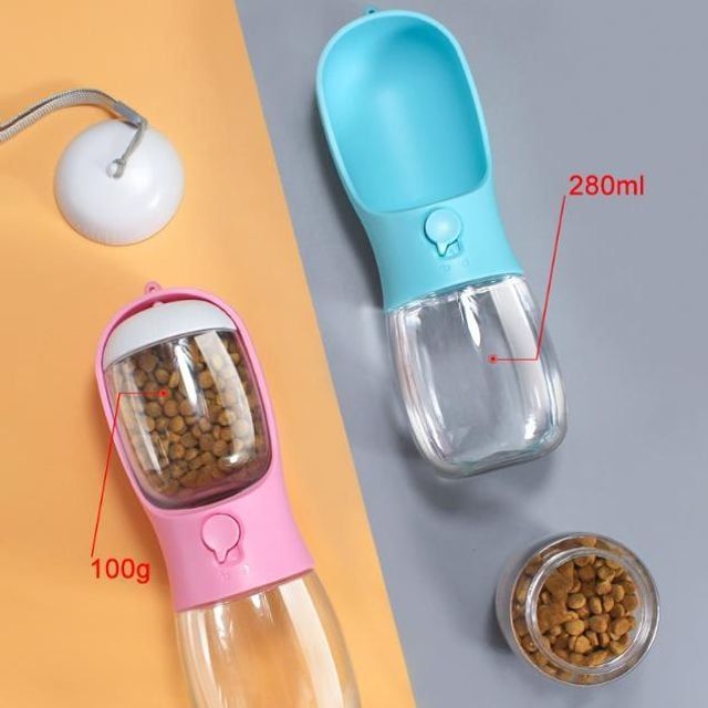 휴대용 반려동물 물병 300ml 외출용 식기 산책용 그릇