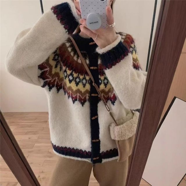 로에르 울 니트 자켓 가디건 SWC-1005269