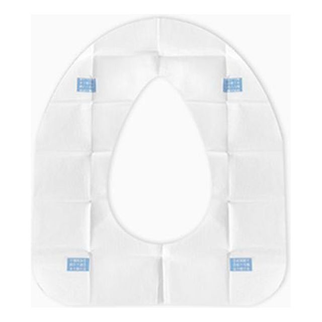 휴대용 일회용 변기커버 5개입 출장용 고정 시트