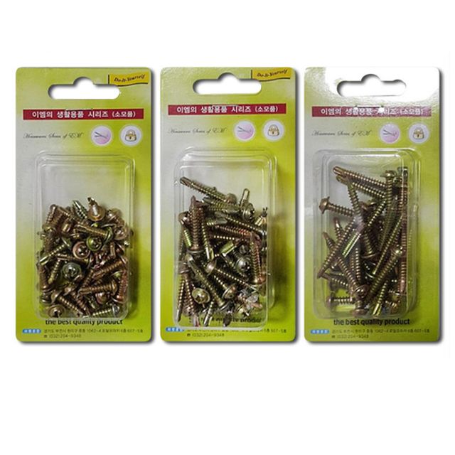 드릴모양 직결나사못 직결나사 DIY철물모음 직