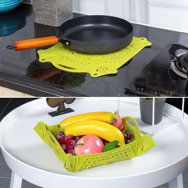 주방용 건조랙 수납함 매트 냄비받침 세트