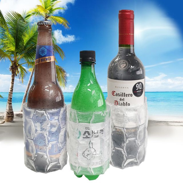 막걸 리 맥주병 와인쿨러 음료 보냉기 아이스홀더