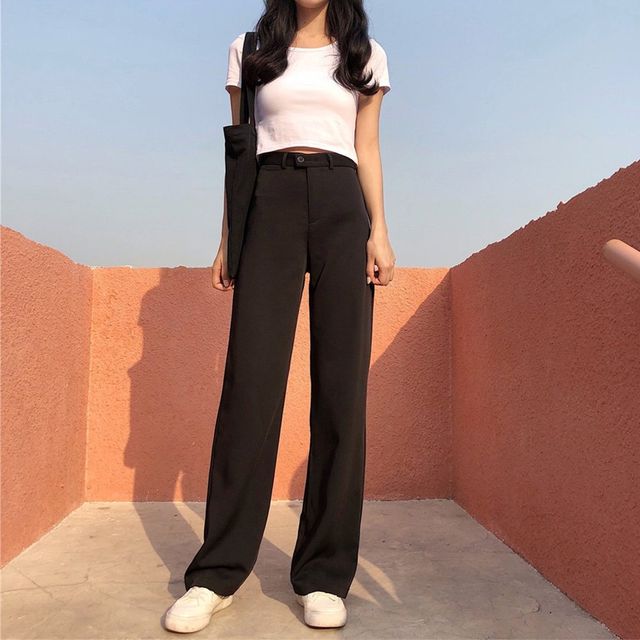 여성 기본 슬랙스 바지 URD147