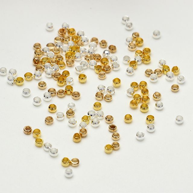 누름볼200P 비즈고정 공예재료 팔찌 악세사리 고정볼