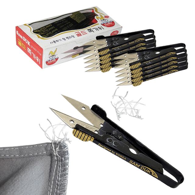 삼덕230 골드 쪽가위 10P 자체디자인 장시간작업용